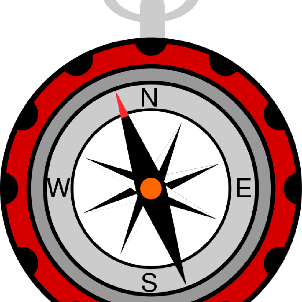Compass Clipart Clip Art Black White Free Images Clipartix - Compass Clipart (1024x1024)