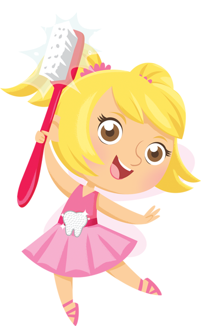 Illustration Of Carrie - Carrie And Larry The Tooth Tickling Fairies (407x660)