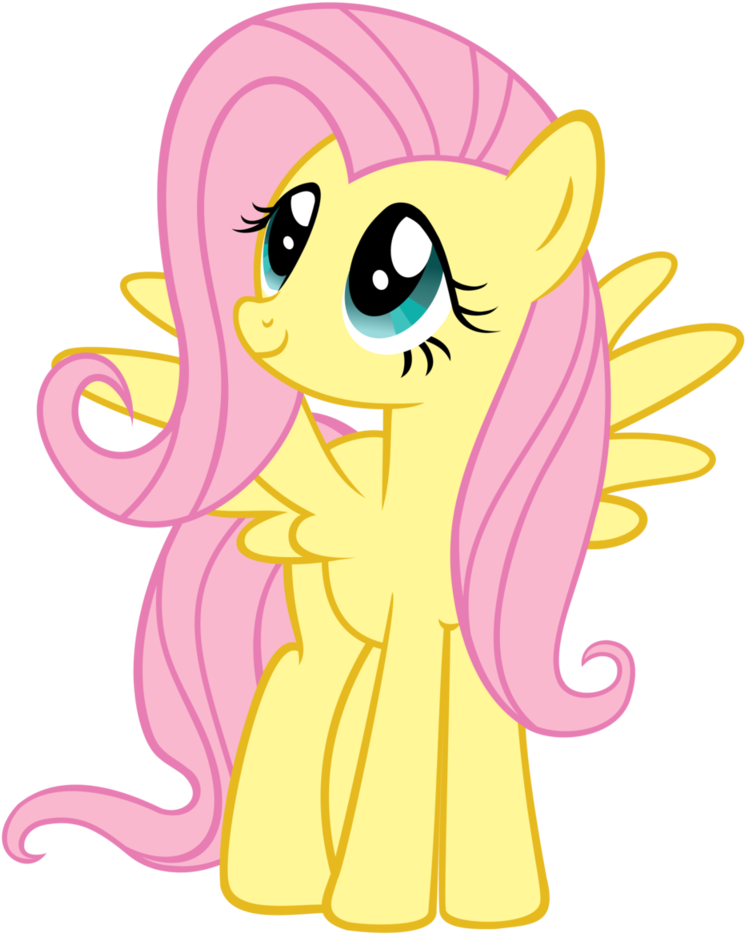 Fluttershy Vector By Naihatsu92-d5tcpyf - My Little Pony Characters (819x975)