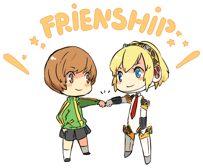 Neo Member - Chie And Aigis (800x600)