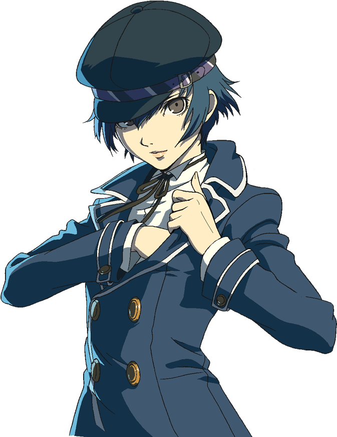 Anyone Got Character Portrait Rips - Persona 4 Blue Hair (1024x1024)
