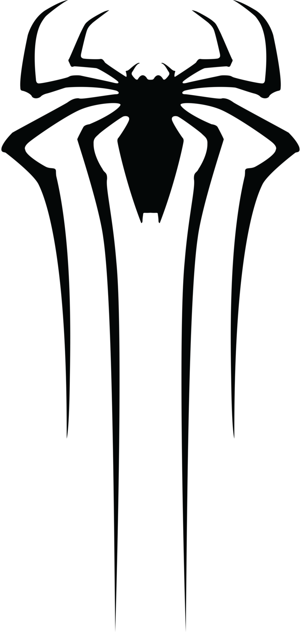 Creative Ymca Logo Clip Art Medium Size - Amazing Spider Man Symbol (973x2042)