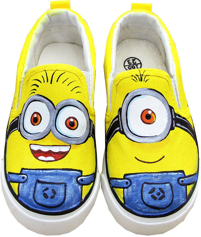 New Cartoon Yellow Men And Women Boys And Girls Sports - Child (800x800)