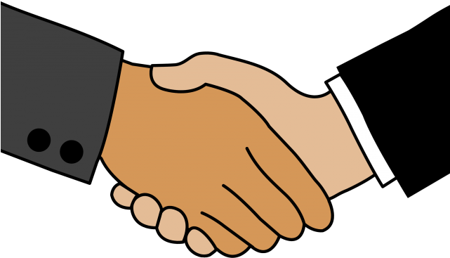 Matte Clipart Shake Hand - Handshakes Png (640x480)
