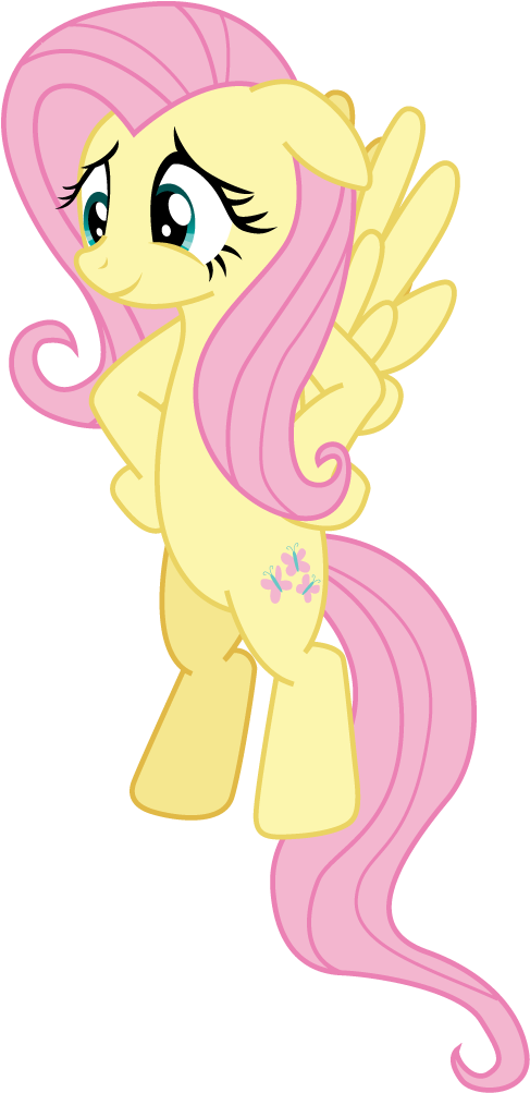 Rainbow Dash Pink Cartoon Mammal Fictional Character - Fluttershy (500x1024)