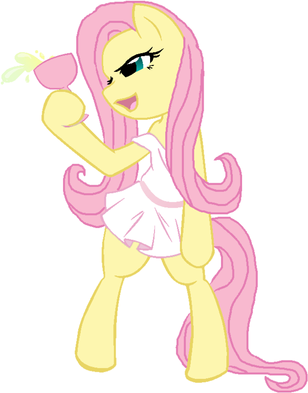 Fluttershy Applejack Rainbow Dash Pony Pink Cartoon - Gambar My Little Pony (680x887)