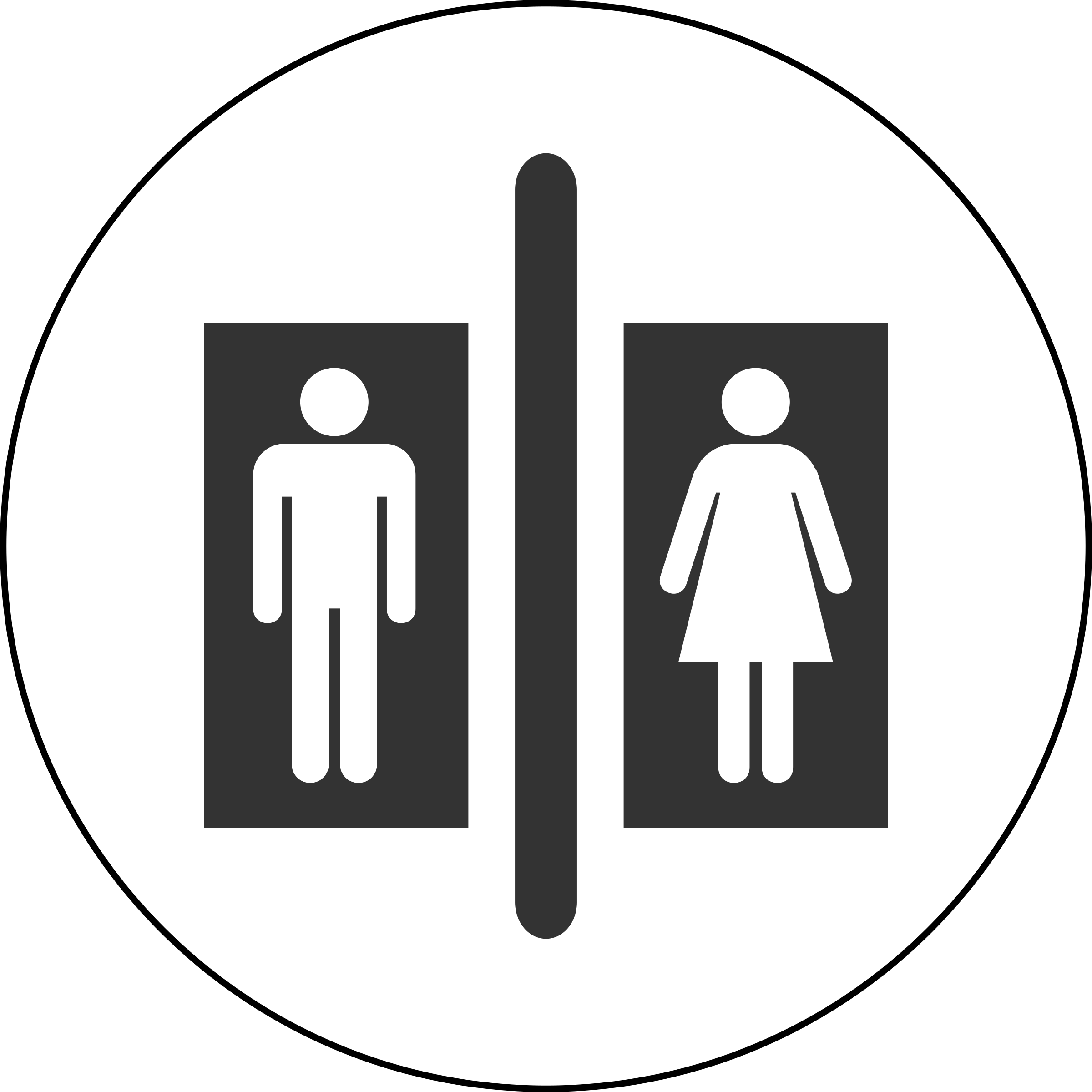 Toilet Pictogram - Toilets Pictogram (2400x2400)
