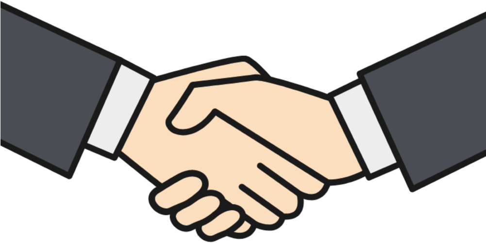 Using Images - Clip Art Shake Hands (1000x750)