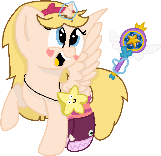 Star Butterfly Pony By Ashleigharts - Star Butterfly As A Pony (700x500)