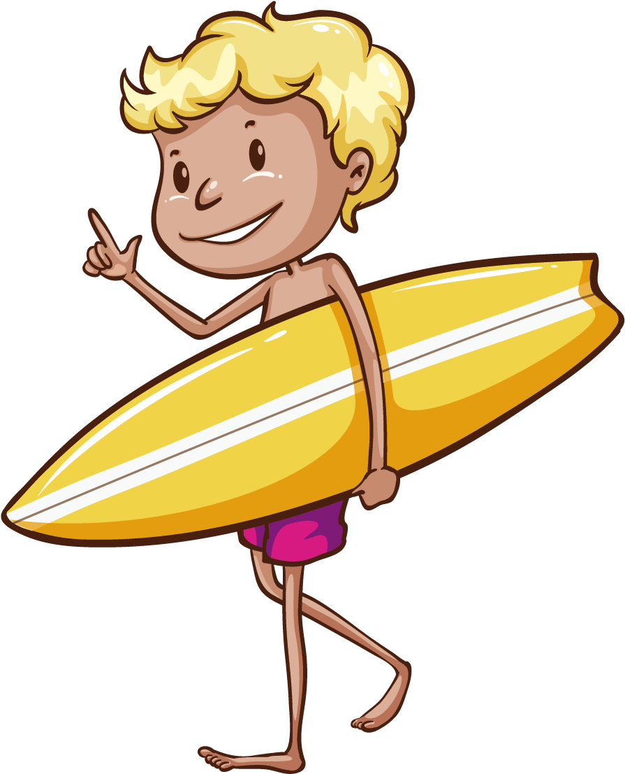 Drawing Beach Sketch - Cartoon Beach Boy Png (1500x1500)