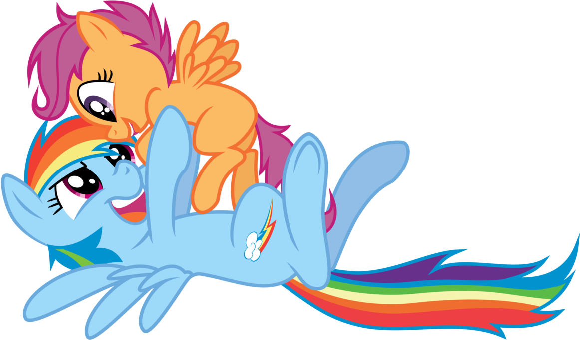 It Has Been Six Years Since Pony Began, And A Lot Can - Rainbow Dash And Scootaloo (1169x684)