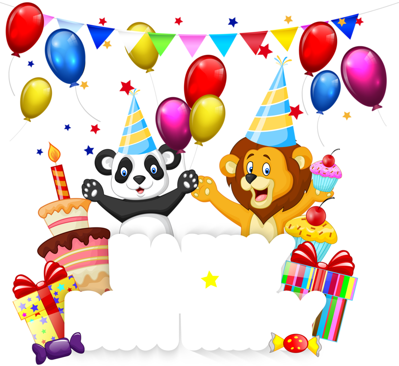 Image Du Blog Zezete2 - Panda Birthday Background (800x734)