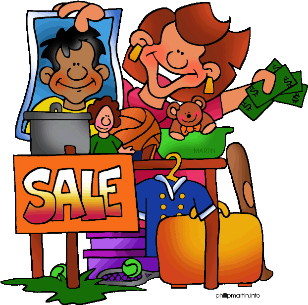 Yard Sale Clipart Item 2 Vector Magz Free Download - Rummage Sale Clip Art (646x648)