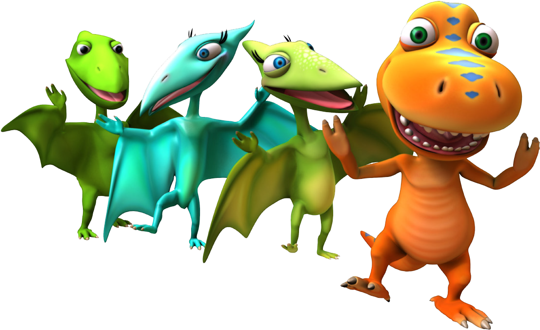 Dinosaur Clipart Childrens - Dinosaur Train Buddy Tiny Shiny Don (1109x685)