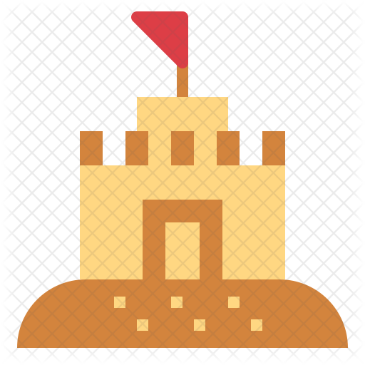 Sand Castle Icon - Sand Art And Play (512x512)