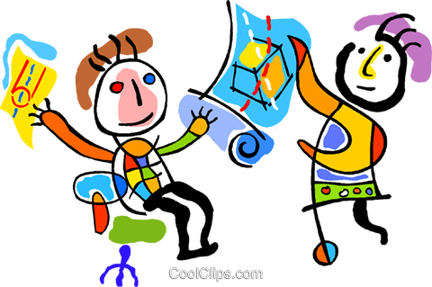 Sharing Ideas Royalty Free Vector Clip Art Illustration - Clip Art Sharing Ideas (480x319)