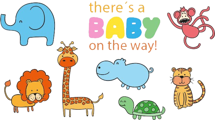 Cute Kids Transparent Png - Animal Kids Vector (1080x628)