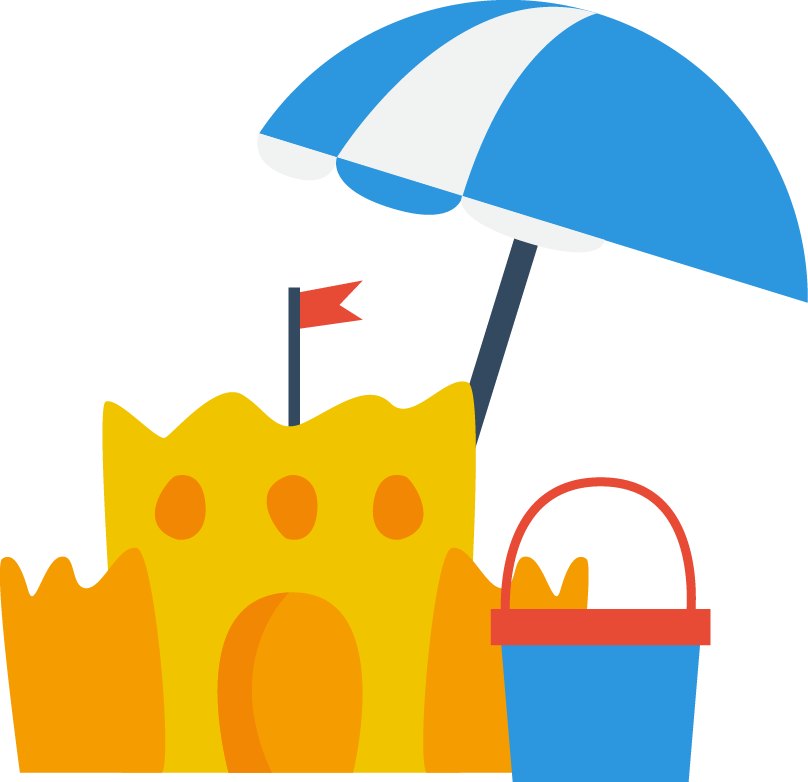 Sandy Beach Sand Art And Play Castle - Sand Castle Clip Transparent (808x782)