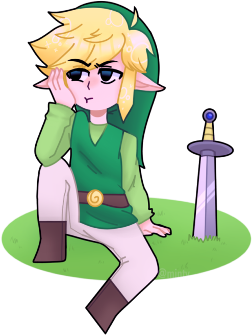 Toon Link Cute (500x666)