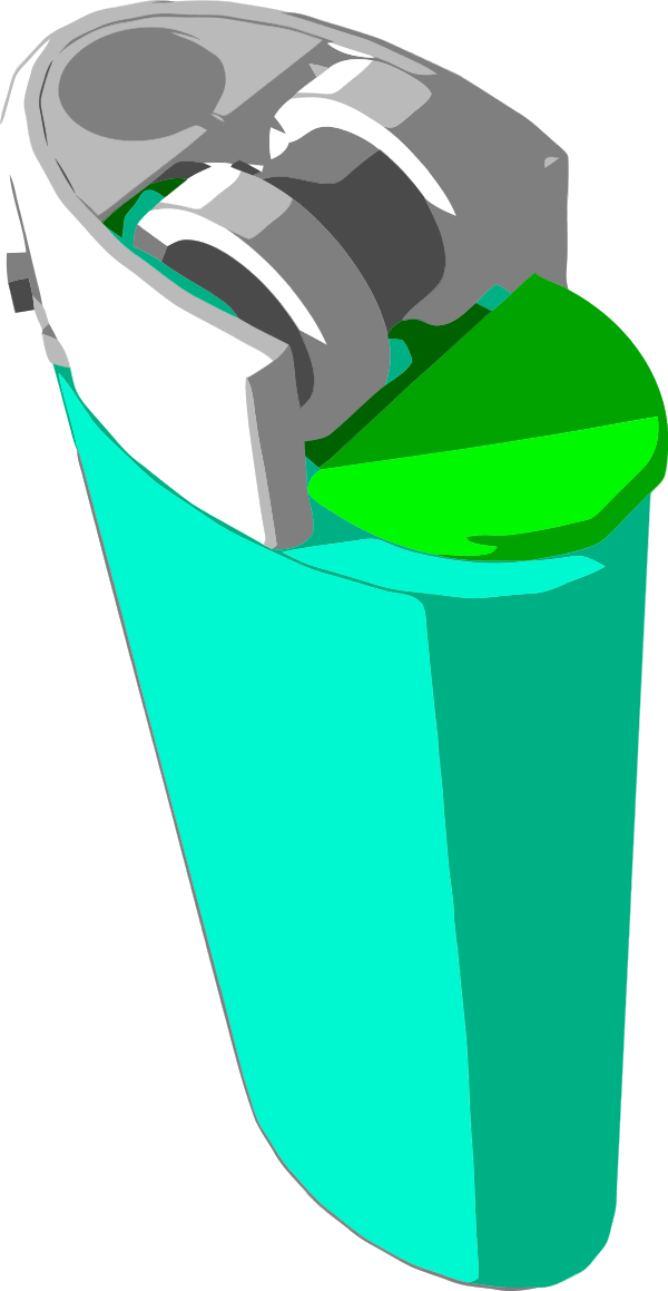 Vector Clip Art - Lighter Clip Art (600x1159)