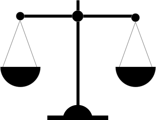 Image Of Balanced Scales - Image Of Balanced Scales (534x424)