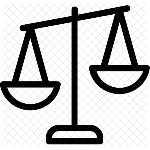 Justice Scale Icon - Icon (512x512)