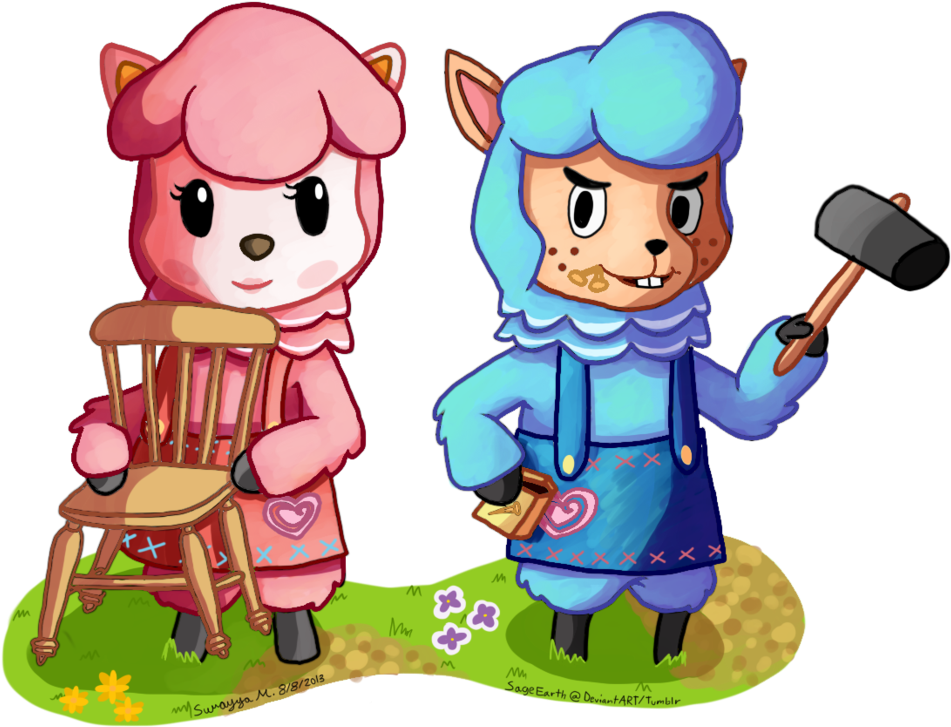 Reese & Cyrus - Animal Crossing Reese And Cyrus (1024x791)