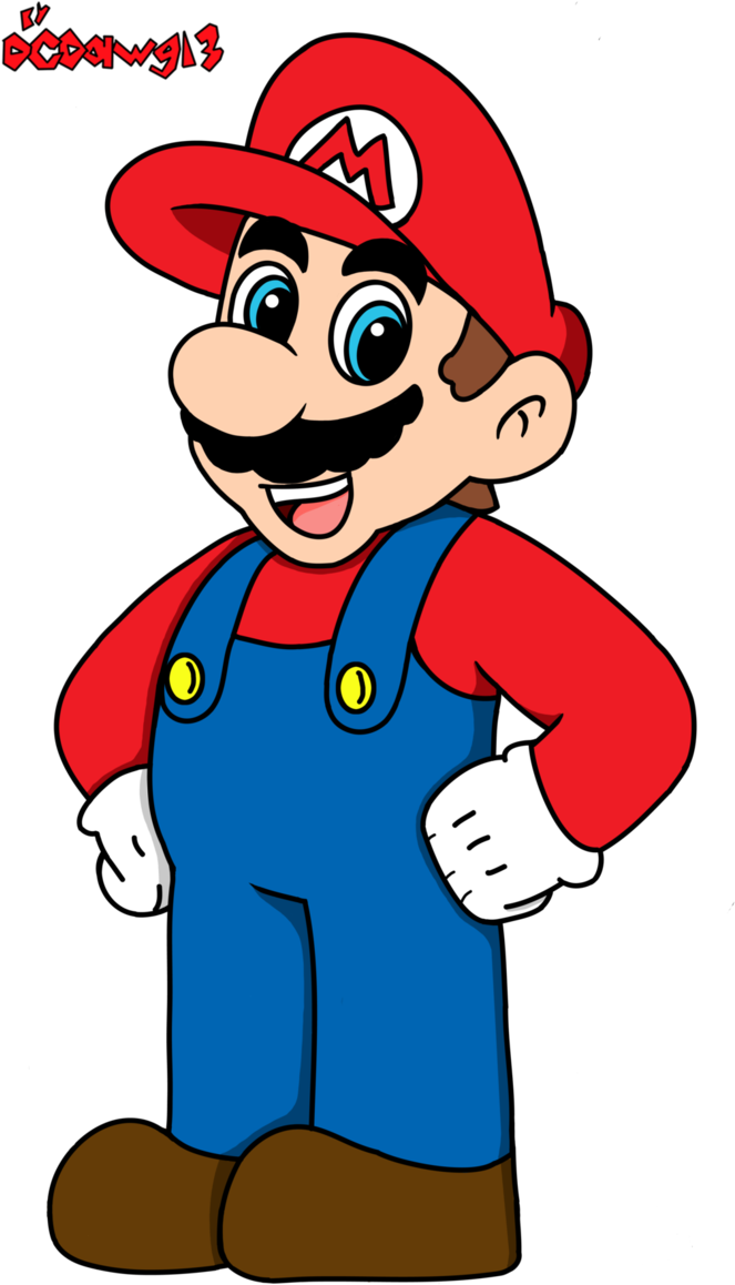 Art My Art Artists On Tumblr Super Mario Mario Nintendo - Cartoon (674x1185)