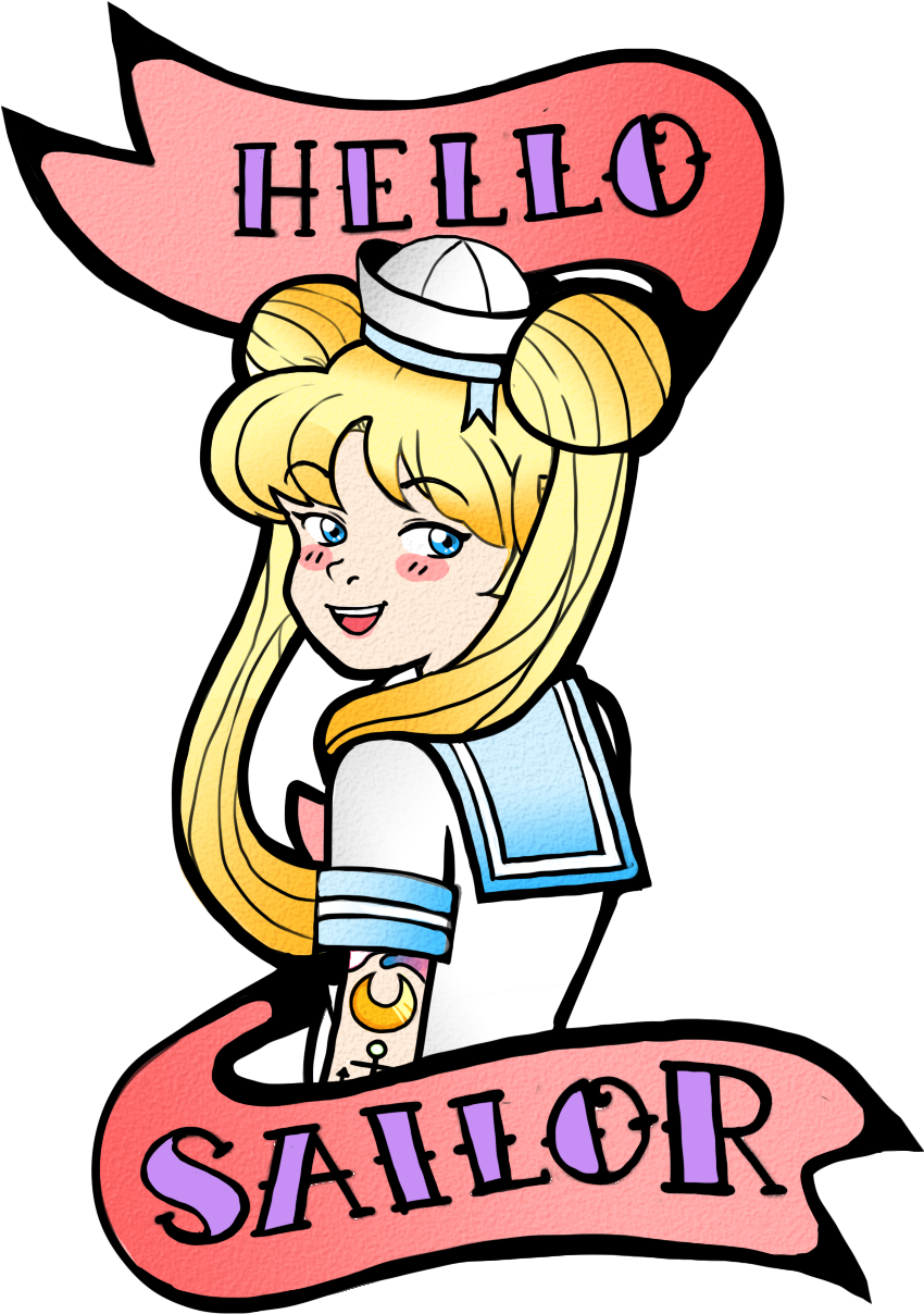 Transparent Tattoo Sleeves Tumblr For Kids - Sailor Tatoo Png (896x1296)