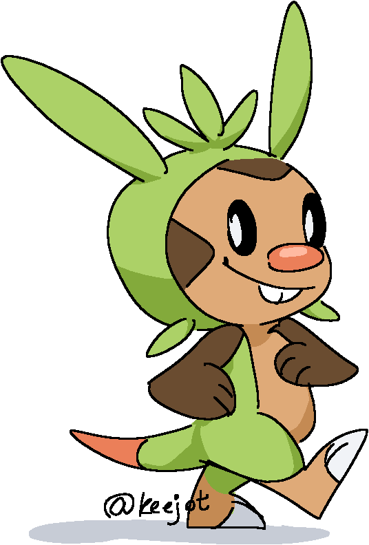 #chespin Drawings On Paigeeworld - Cartoon (1000x1000)