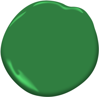 Vine Green - Benjamin Moore Clover Green 2034 10 (360x360)