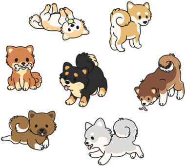 Puppy Sticker (500x389)