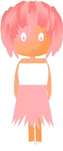 Woman, Skirt, Girl, Redhead, - Illustration (250x500)
