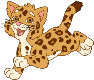 Go Diego Go Babyjaguar Character Main - Dora The Explorer Baby Jaguar (480x445)