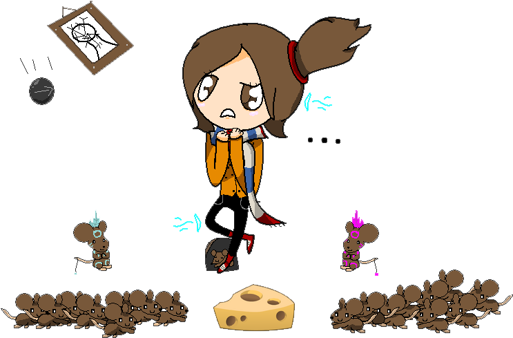 Mice Attack By J4m13p0p - Digital Art (832x566)