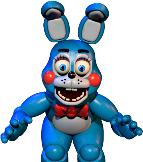 Fnaf 2 Toy Bonnie With Blue Eyes By James2002dj - Toy Bonnie Jumpscare Gif (900x675)