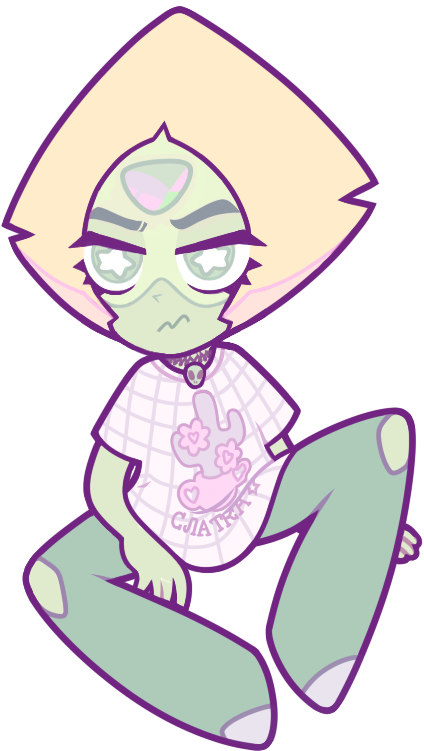 Steven Universe Peridot By Rampagemeerkatx566 - Steven Universe (497x770)
