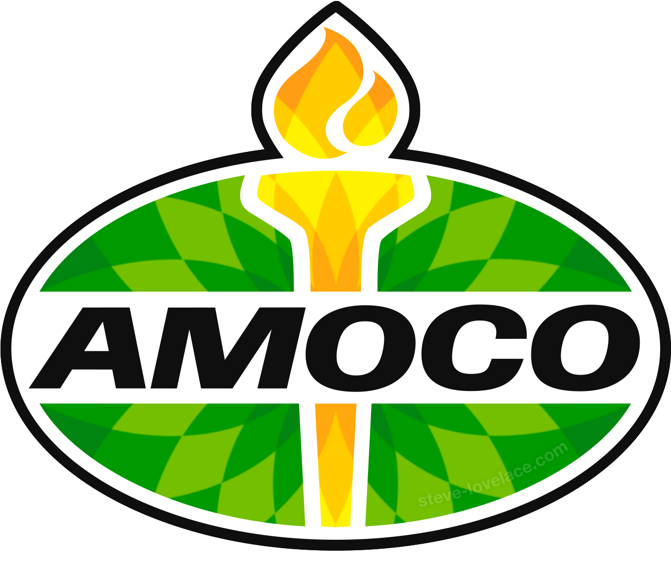 The Amoco Logo - Old Amoco Gas Station Sign (1800x1200)