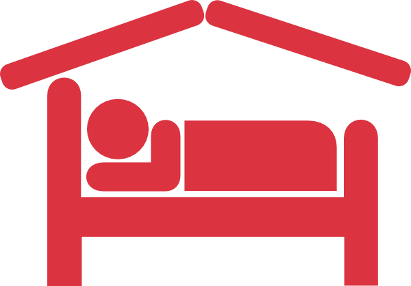 Hostels Are Having All The Modern Facilities Like Lighting, - Hotel Symbol (600x418)