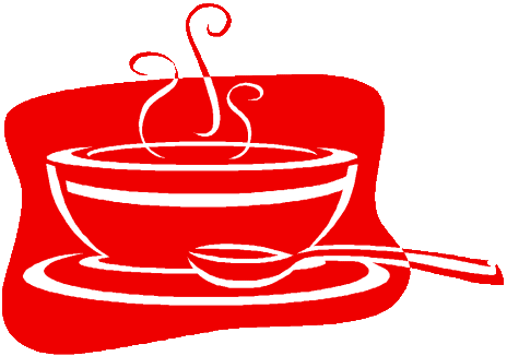 Italian Wedding Soup - Soup Of The Day Cartoon (464x326)