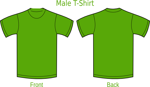 This Free Clip Arts Design Of Plain T-shirts Green - Green T Shirt Plain (600x350)