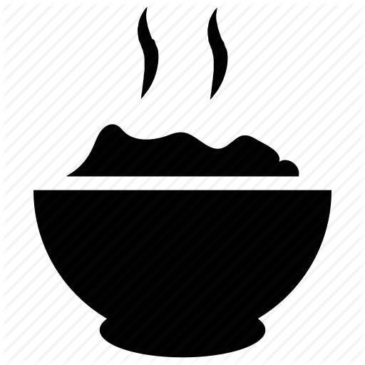Soup Bowl Icons - Hot Rice Icon Png (512x512)