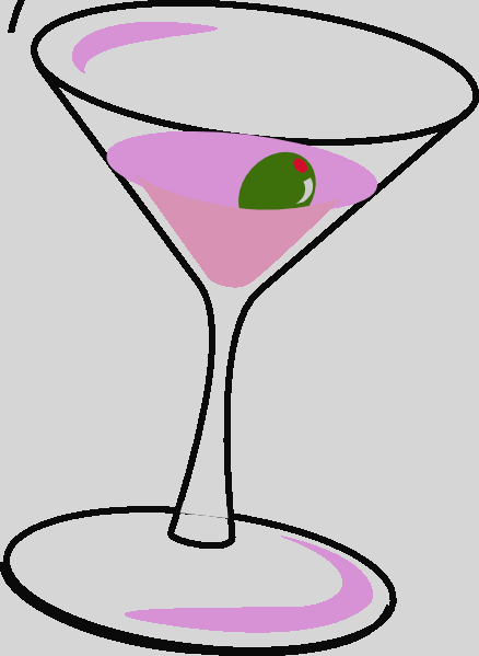 Cocktail Clip Art (438x599)