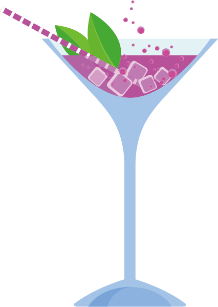 Cocktail Wine Juice Mixed Drink - Vectores Cocktails Png (426x599)