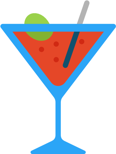 Cocktail Free Icon - Cocktail Flat Png (512x512)
