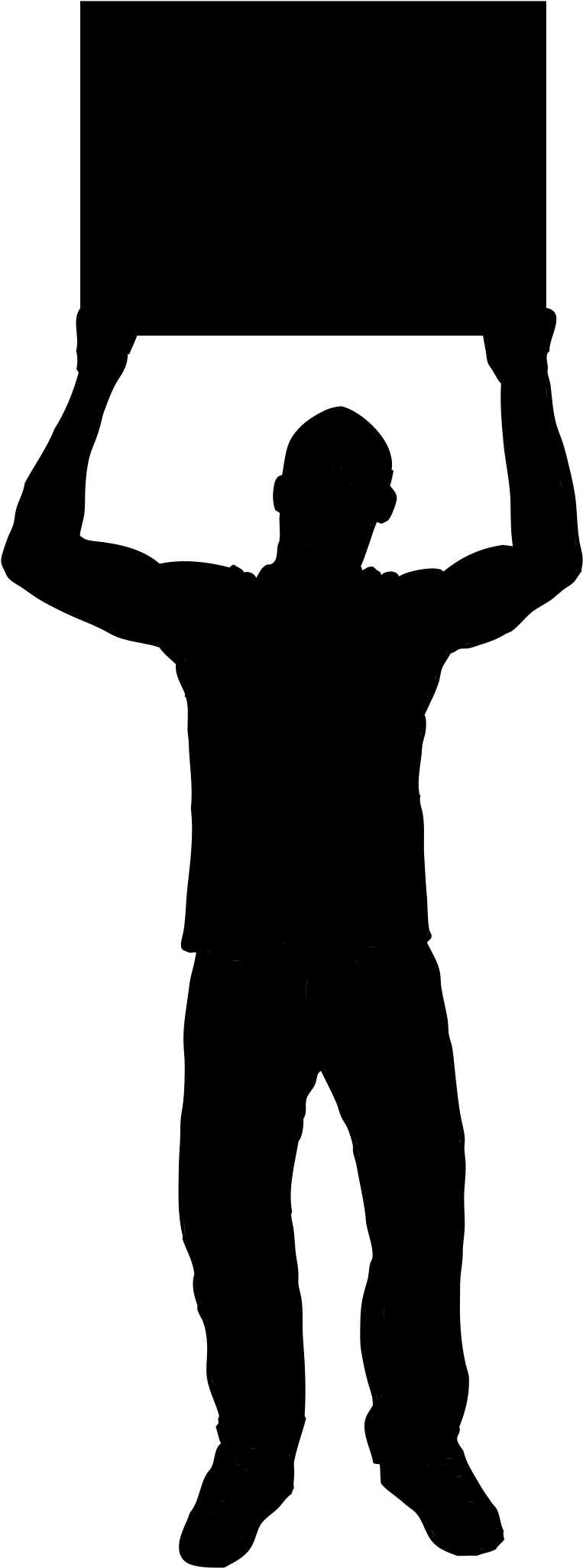 Big Image - Protester Clipart (1112x2400)