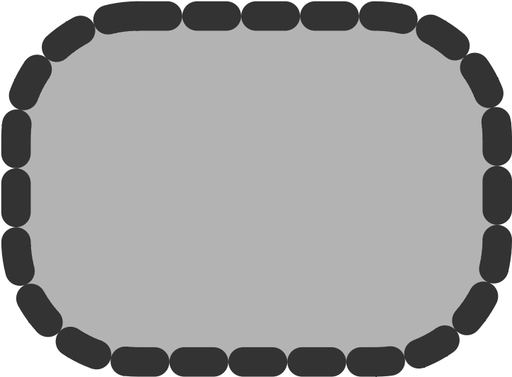 Corners Flat, Drawing, Round, Vector, Rectangle, Corners - Clip Art (800x800)