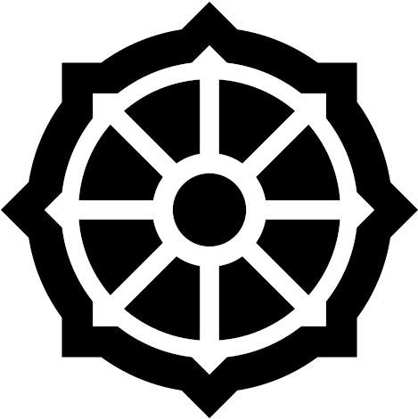 Wheel Of Dharma Free Png Image - Dharmachakra Logo (500x500)