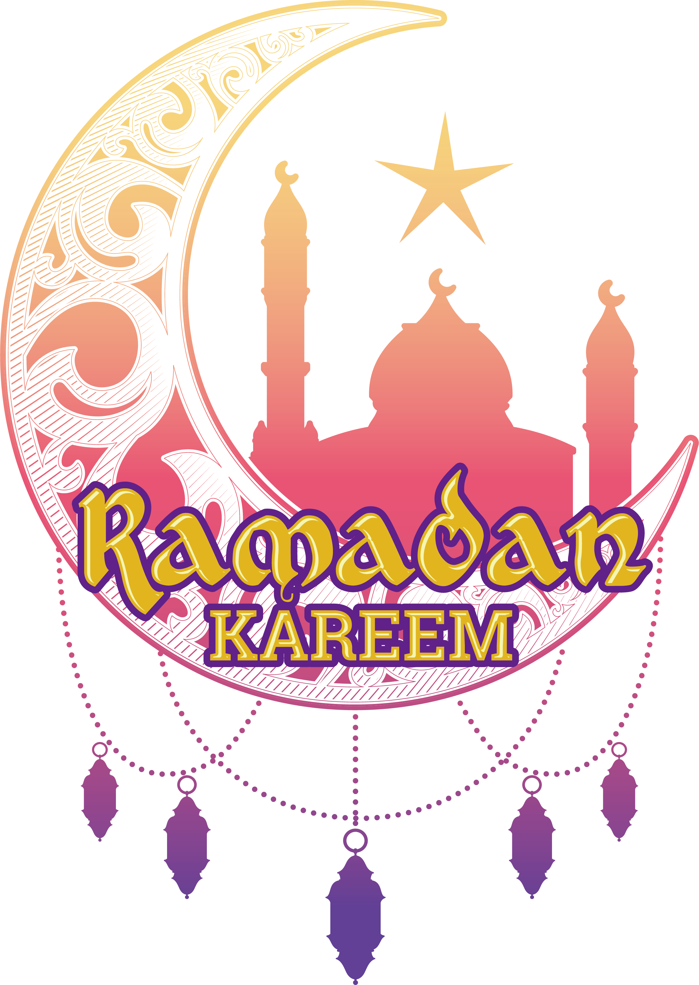 Islam Ramadan Icon - Ramadan Cartoon Png (2406x3389)
