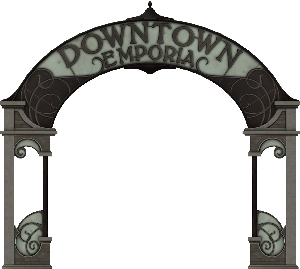 Cemetery Gates Clipart 5 By Tara - Bioshock Infinite Downtown Emporia (1063x950)